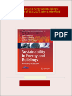 Complete Download Sustainability in Energy and Buildings: Proceedings of SEB 2019 John Littlewood PDF All Chapters