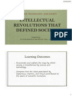 STS Lecture 4_Intellectual Revolution That Defined Society