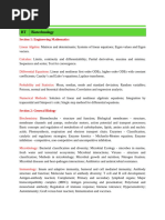 Gate Syllabus for Engineering