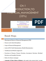 Ch-1 Introduction to Financial Management (25%)