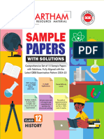 Class 12 Sample Paper With Solution History Set 6