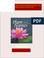 Full download Plant Names A Guide to Botanical Nomenclature 4th Edition Roger Spencer Rob Cross pdf docx