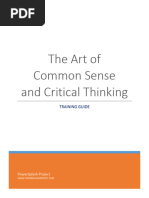 ArtOfCommonSense Pg