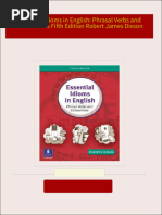 [Ebooks PDF] download Essential Idioms in English: Phrasal Verbs and Collocations Fifth Edition Robert James Dixson full chapters