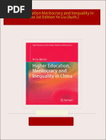 Buy ebook Higher Education Meritocracy and Inequality in China 1st Edition Ye Liu (Auth.) cheap price