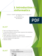 Lecture 8- BLAST_MSA