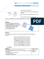 Préliminaires mathématiques