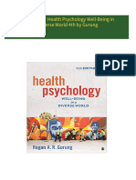 Test Bank for Health Psychology Well-Being in a Diverse World 4th by Gurung 2024 scribd download full chapters