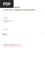 Lecture 2-3_Properties of the OLS Estimates