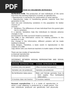 c10 How Do Organisms Reproduce Notes -1