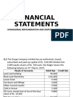 Financial Statements Mr