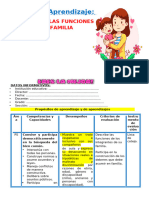 4° SESIÓN DÍA 5 PS CONOCEMOS LAS FUNCIONES DE LA FAMILIA