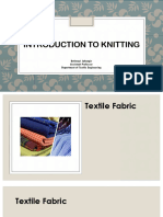 1. Introduction to knitting