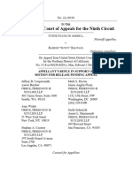 Balwani Appeallate Reply in Support of Bail Pending Appeal - USA v. Ramesh Balwani, Docket No. 22-10338 (9th Cir. Dec 21, 2022), Court Docket