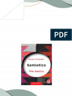 Download Complete Semiotics The Basics 3rd Edition Daniel Chandler PDF for All Chapters