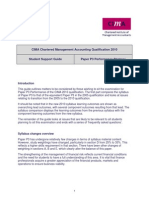 CIMA F3 (P3) Risk and Control Strategy Syllabus