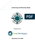 Advanced Anchor and Mooring Study