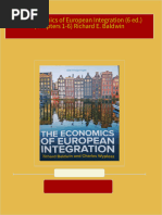 Instant Access to The Economics of European Integration (6 ed.) (Chapters 1-6) Richard E. Baldwin ebook Full Chapters