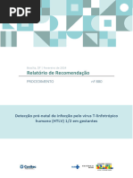 Deteccao Pre Natal de Infeccao Pelo Virus t Linfotropico Humano Htlv 1 2 Em Gestantes