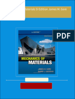 Get Mechanics of Materials SI Edition James M. Gere PDF ebook with Full Chapters Now