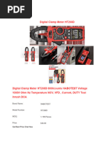 Digital Clamp Meter HT208D