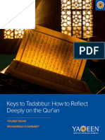 FINAL Title Keys to Tadabbur How to Reflect Deeply on the Quran