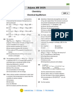 Chemical Equilibrium _ DPP 04 (Extra DPP) __ Arjuna JEE 2025