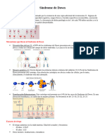 Documento Síndrome de Down