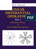 M.a. Naimark - Linear Differential Operators Part 1 - 1967