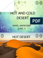 Hot and Cold Desert