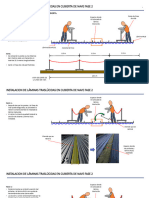 Procedimiento para instalacion de lamina traslucida