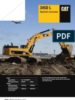 40t CAT Excavator - 345DL