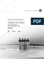 2009 Touch Up Paint Guide