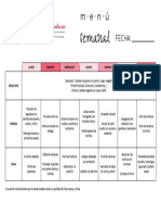 Menú Semanal 1 Fp