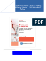 [FREE PDF sample] Business Analytics A Data Driven Decision Making Approach for Business Volume I 1st Edition Amar Sahay ebooks