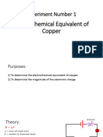 Electrochemical Equivalent of Copper 5