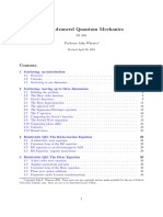 Quantum Scattering theory and relativistic quantum mechanics