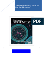 PDF Lehninger Principles of Biochemistry, 8th ed 8th Edition David L. Nelson download