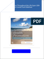 Health Promotion Throughout the Life Span 10th Edition Carole Lium Edelman All Chapters Instant Download