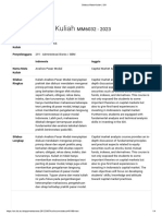 Silabus Mata Kuliah _Capital Market Analysis