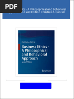 Get Business Ethics - A Philosophical And Behavioral Approach 2nd 2nd Edition Christian A. Conrad free all chapters