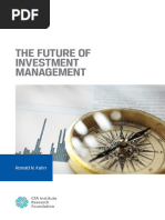 THE FUTURE OF  INVESTMENT  MANAGEMENT