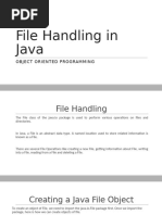 File Handling in Java