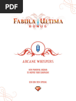 Fabula Ultima Bonus 05 Arcane Whispers