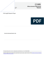 Assessment of Organic Fertilizer Usage by Vegetabl