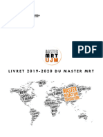 Livret Master MRT 2019-2020