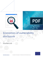 WP2018 O.1.3.2 Priorities for EU RD - Economics of vulnerability disclosure