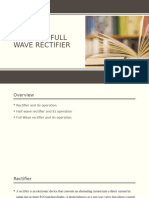 Half and Full Wave Rectifier