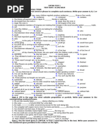 Extra test 1-5