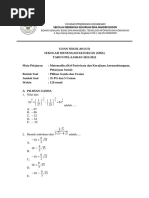 SOAL US MATEMATIKA OTKP